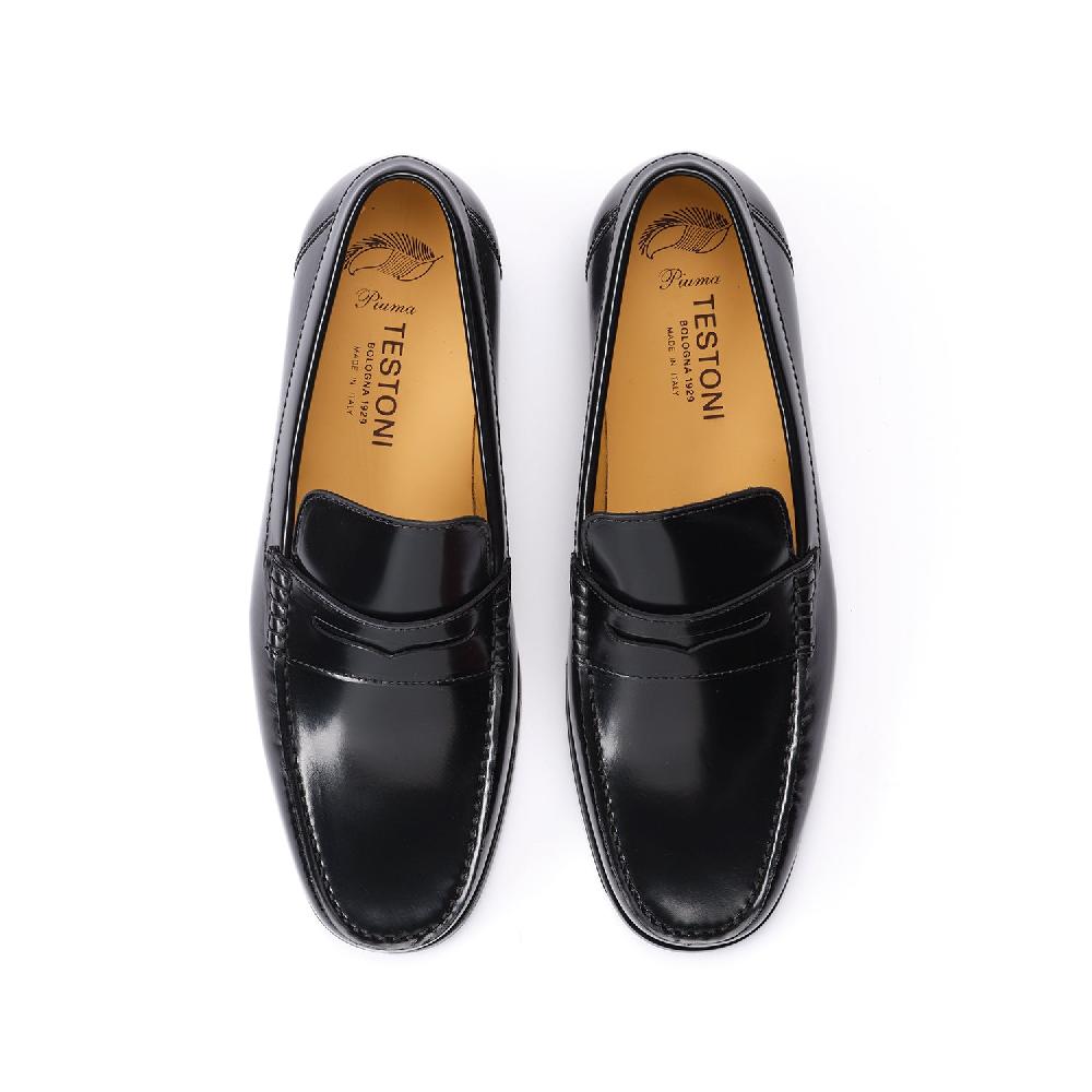 A.Testoni BRACCIANO MOCS BRUSHED CALF Qualità