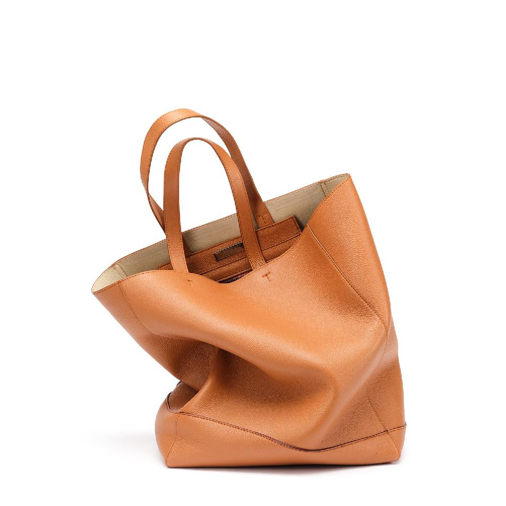 A.Testoni NOTO TOTE BAG DELUXE GRAINED CALF Shopping Online