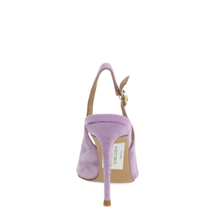 Uma Parker Chanel in Camoscio Glicine In Linea
