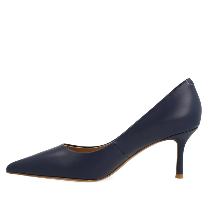 Uma Parker Decolleté in Nappa Blu Nuovo