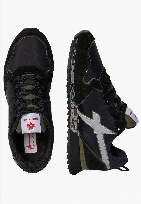 W6yz Sneakers in tessuto tecnico e suede Nero -JET-M Spedizione gratuita