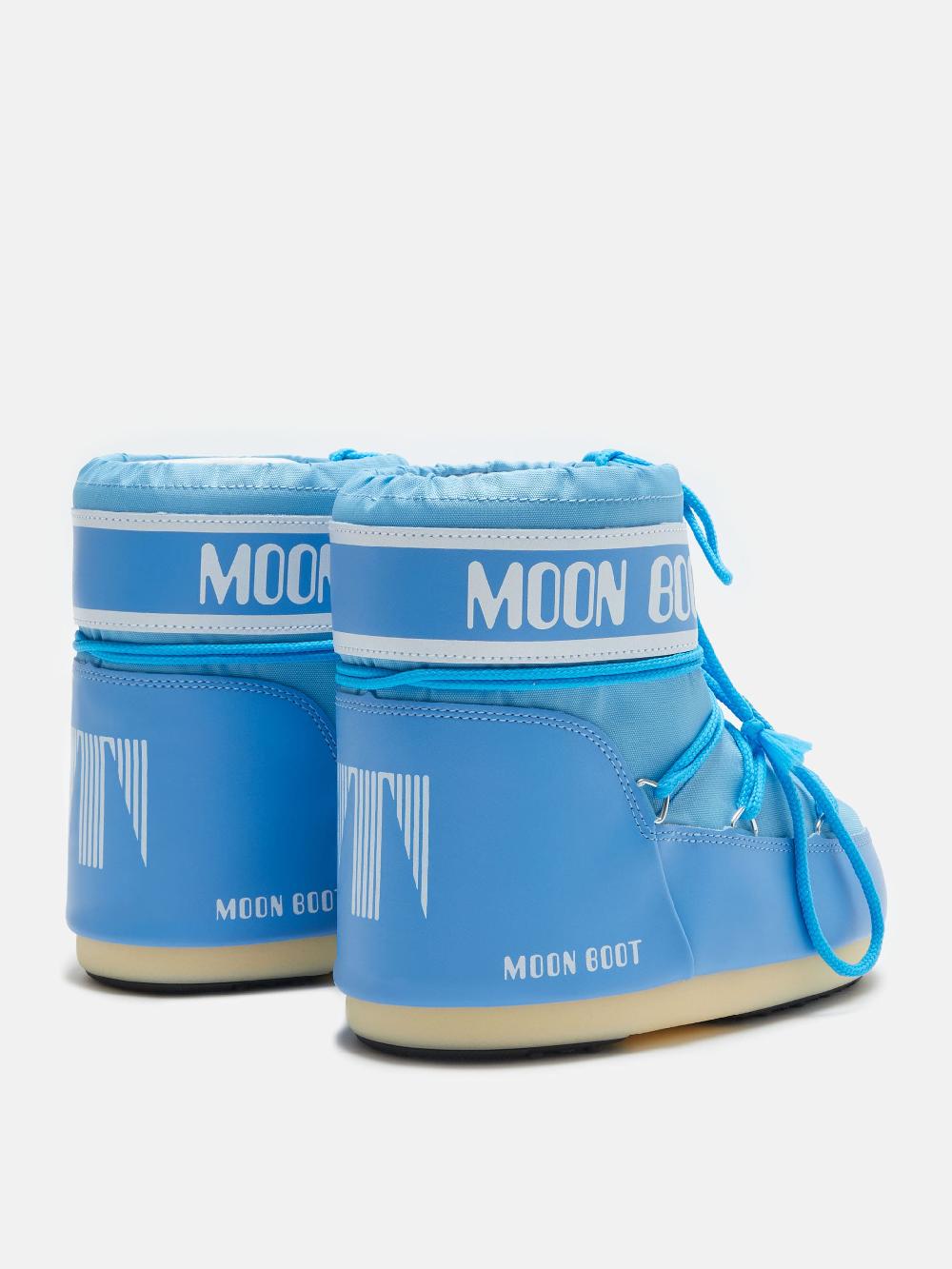 Moon Boot ICON LOW NYLON AZZURRO Super sconto