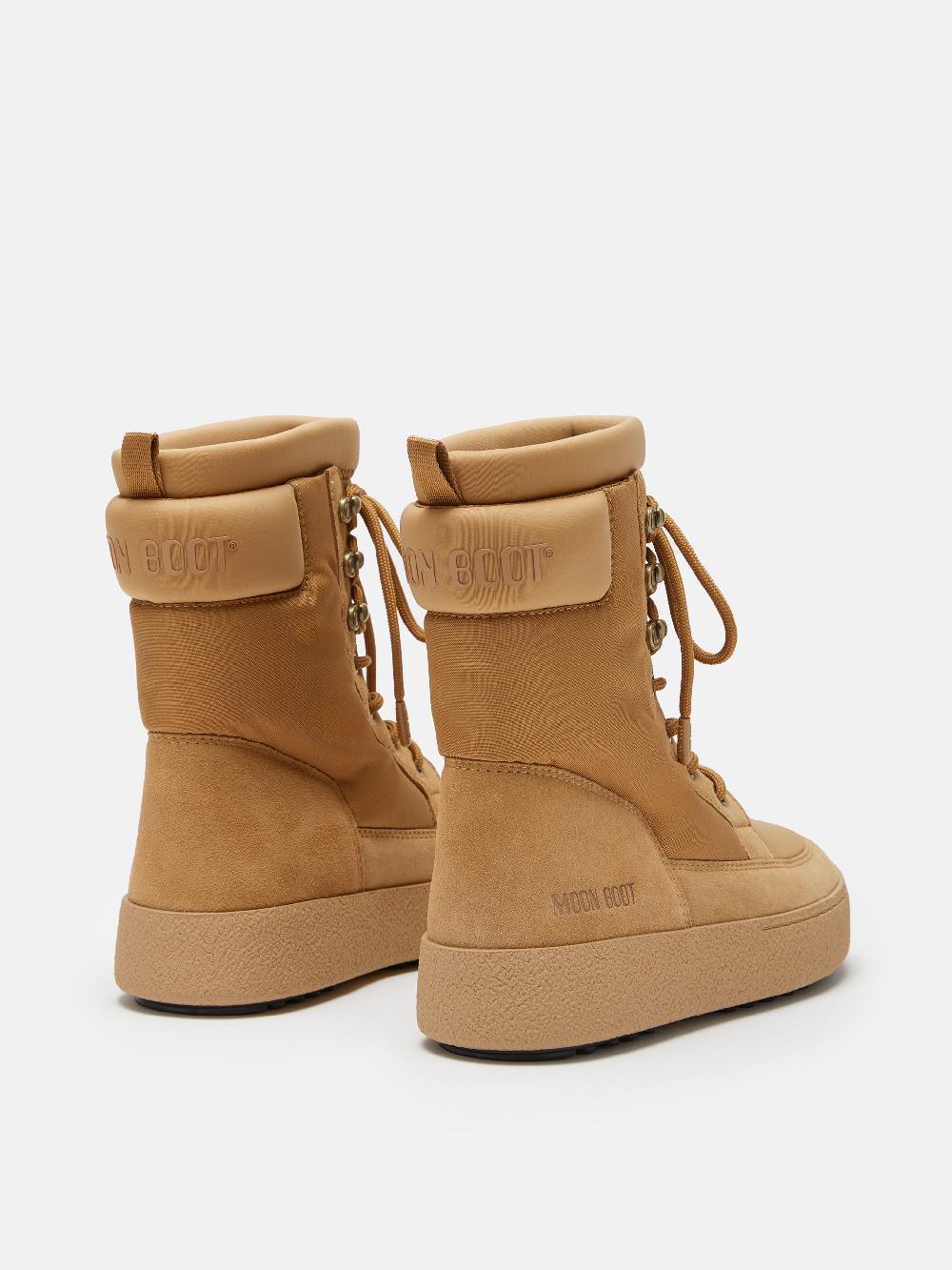 Moon Boot LTRACK COMBAT BOOT BEIGE Shopping Online