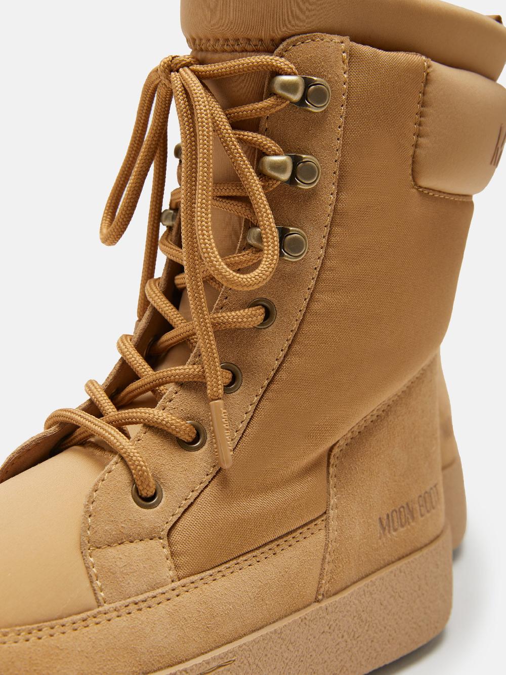 Moon Boot LTRACK COMBAT BOOT BEIGE Shopping Online