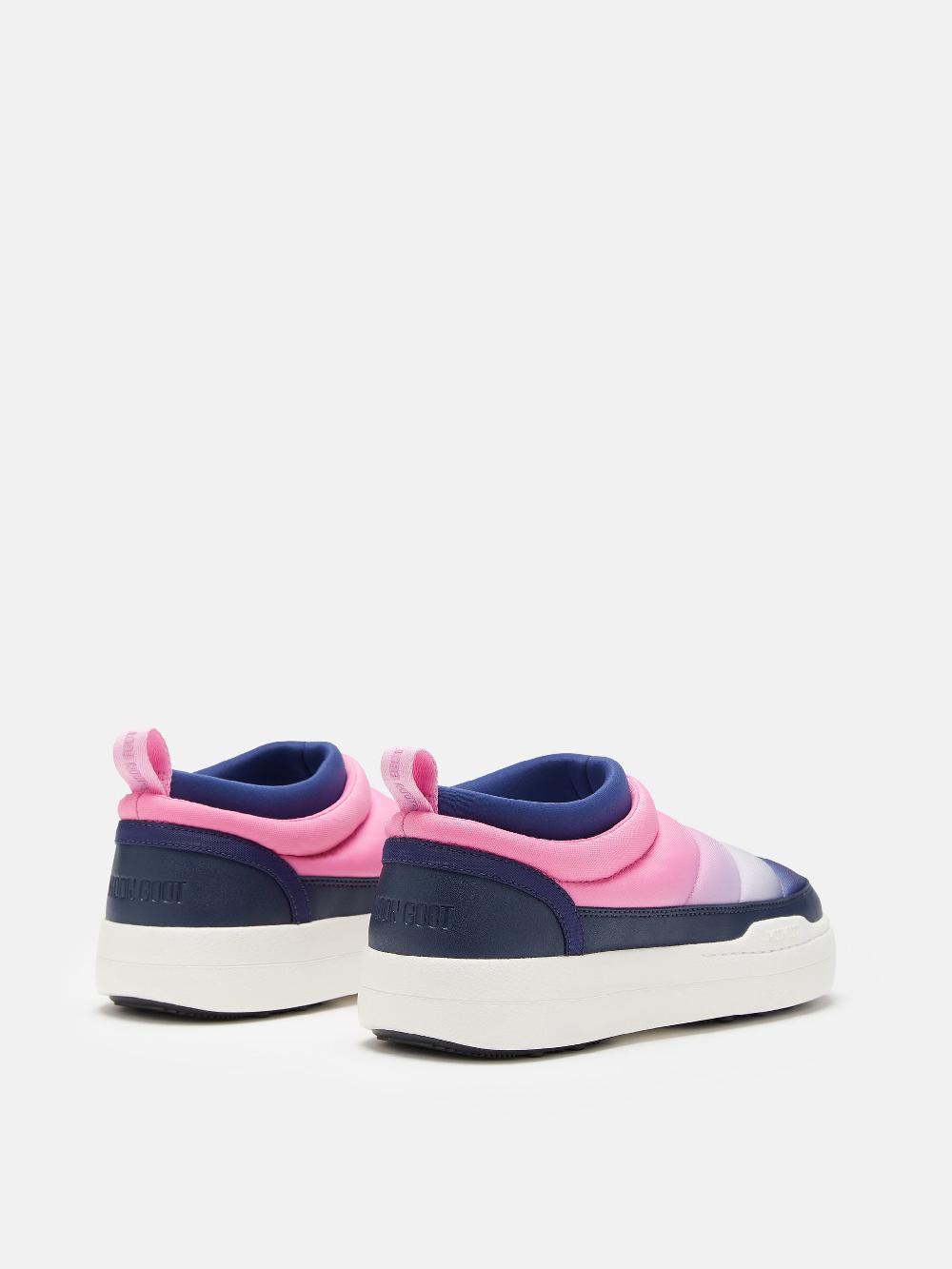 Moon Boot PARK SOFT BLU CON STAMPA MOONRISE Saldi