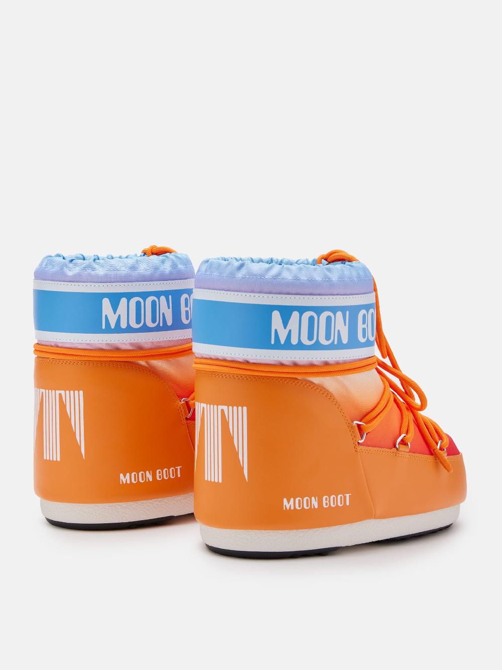Moon Boot ICON LOW ARANCIONE CON STAMPA SUNRISE ACQUISTA ORA