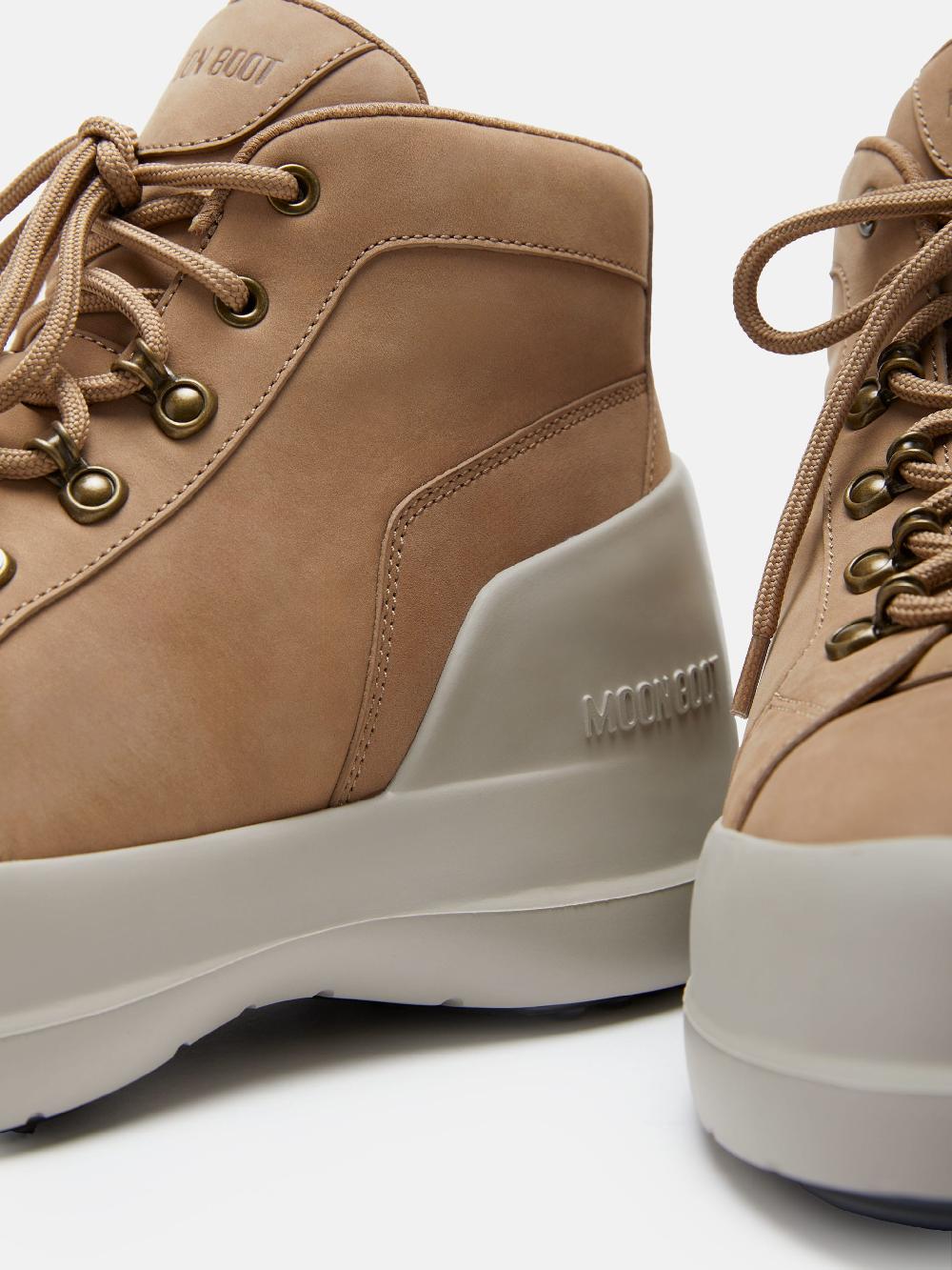 Moon Boot LUNA TREK MID NUBUCK BEIGE Offerta esclusiva