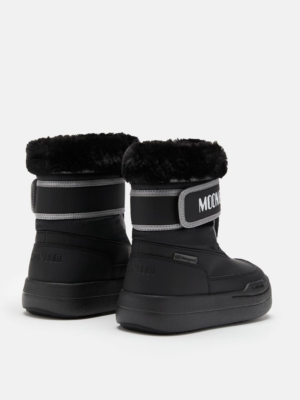 Moon Boot JUNIOR PARK NERO CON CHIUSURA A STRAPPO Cyber Monday