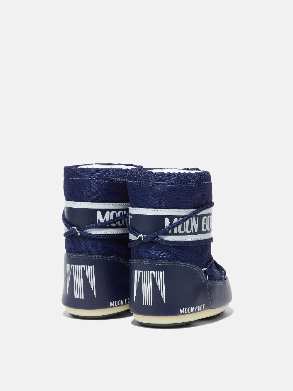 Moon Boot ICON MINI BLU IN NYLON Saldi