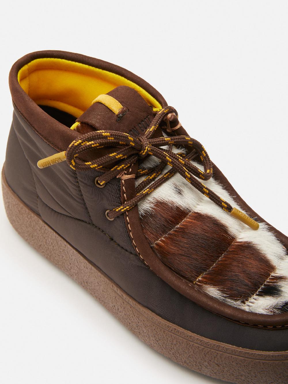 Moon Boot MTRACK MID PONY MARRONE CON MOTIVO PEZZATO Offerte giornaliere