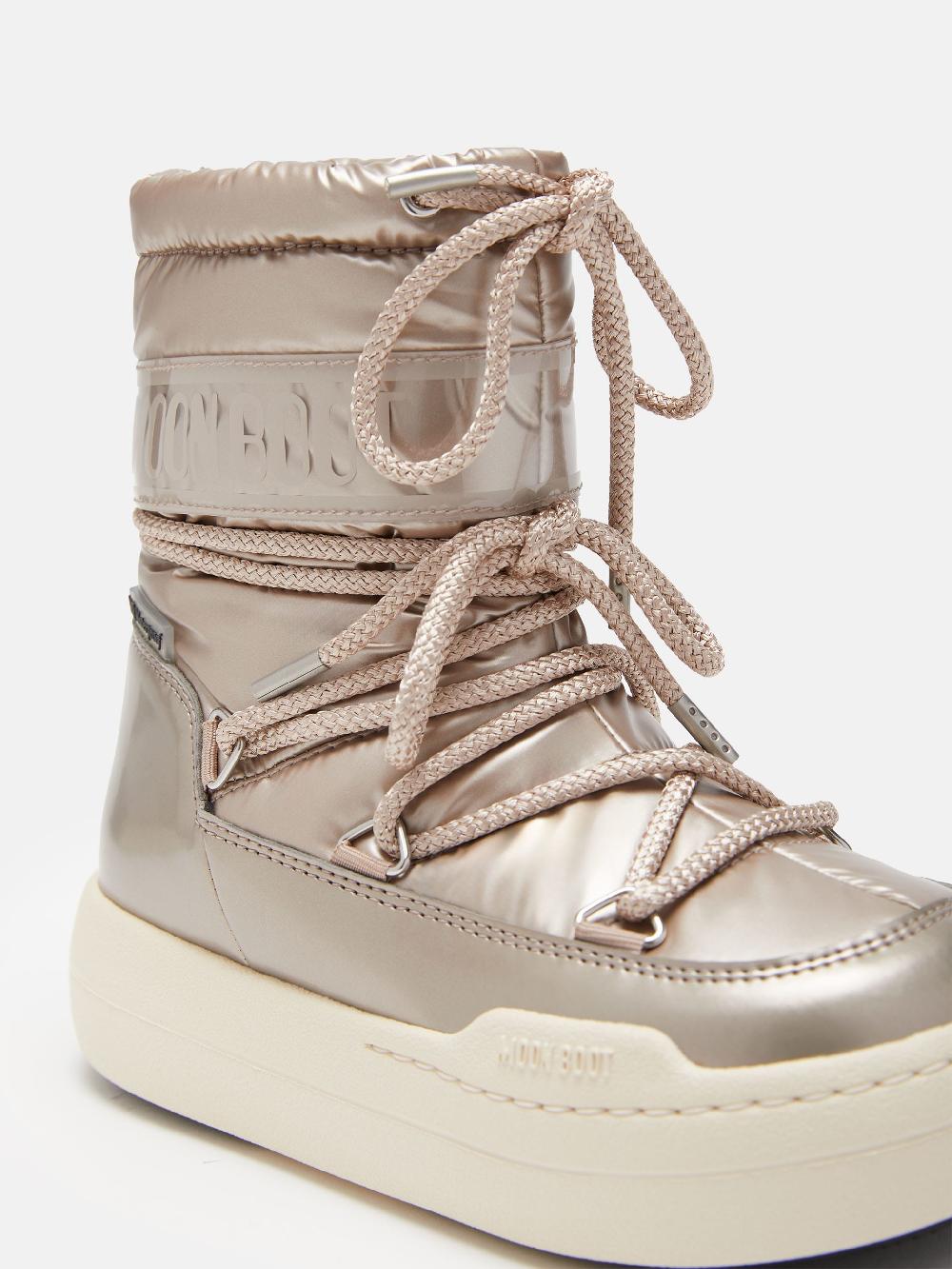 Moon Boot JUNIOR PARK BOOT COLOR ORO ROSA Sconti VIP
