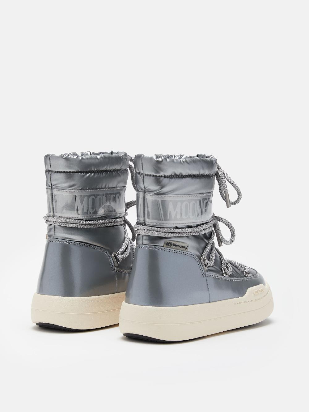 Moon Boot JUNIOR PARK BOOT COLOR ARGENTO Offerta settimanale