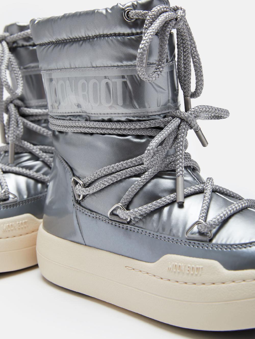 Moon Boot JUNIOR PARK BOOT COLOR ARGENTO Offerta settimanale