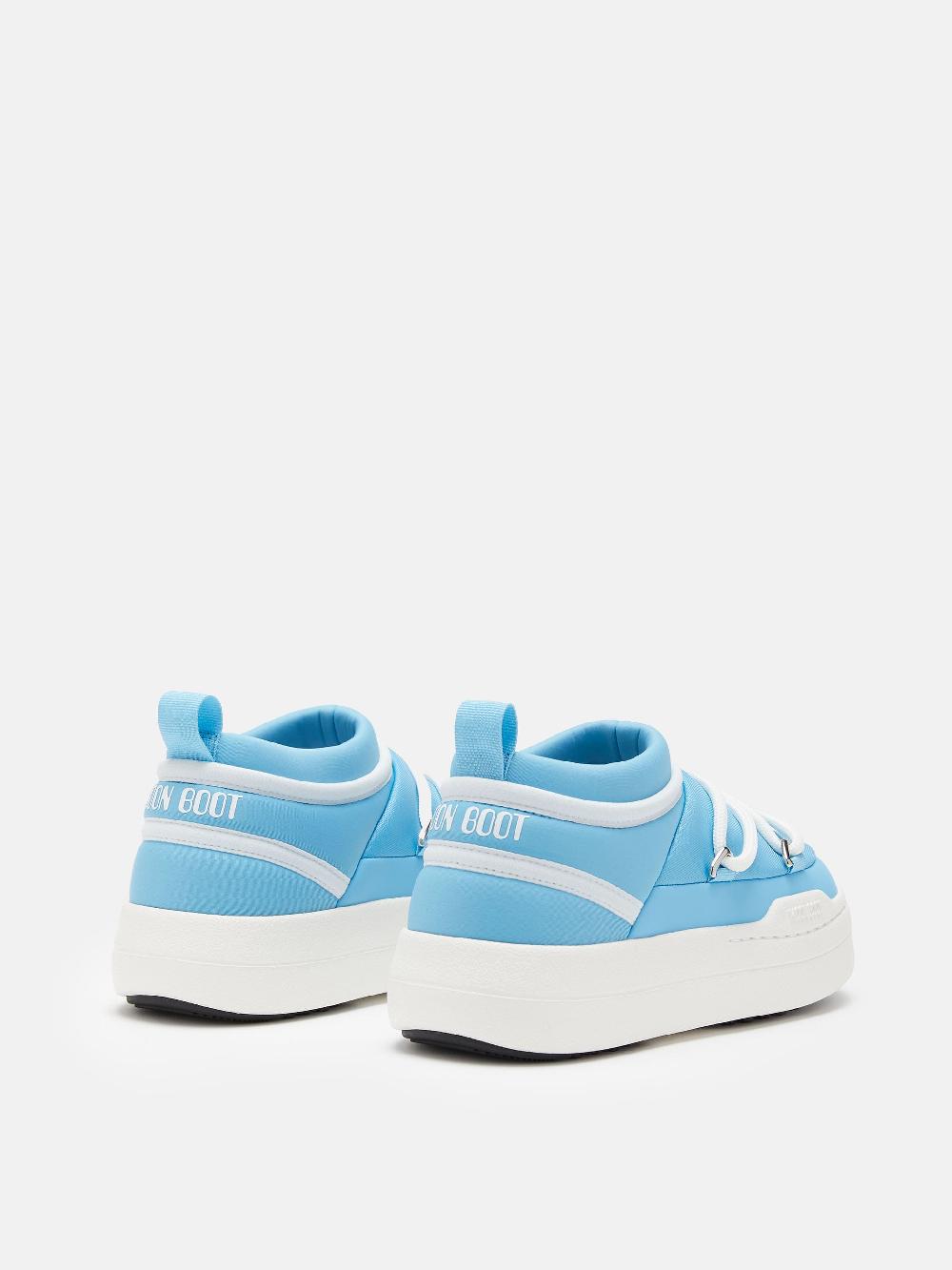 Moon Boot JUNIOR PARK SNEAKER ICON BLU Ritorno libero