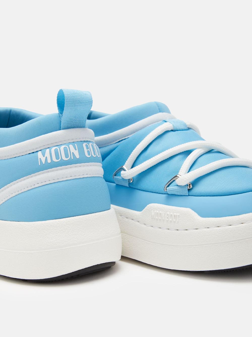 Moon Boot JUNIOR PARK SNEAKER ICON BLU Ritorno libero