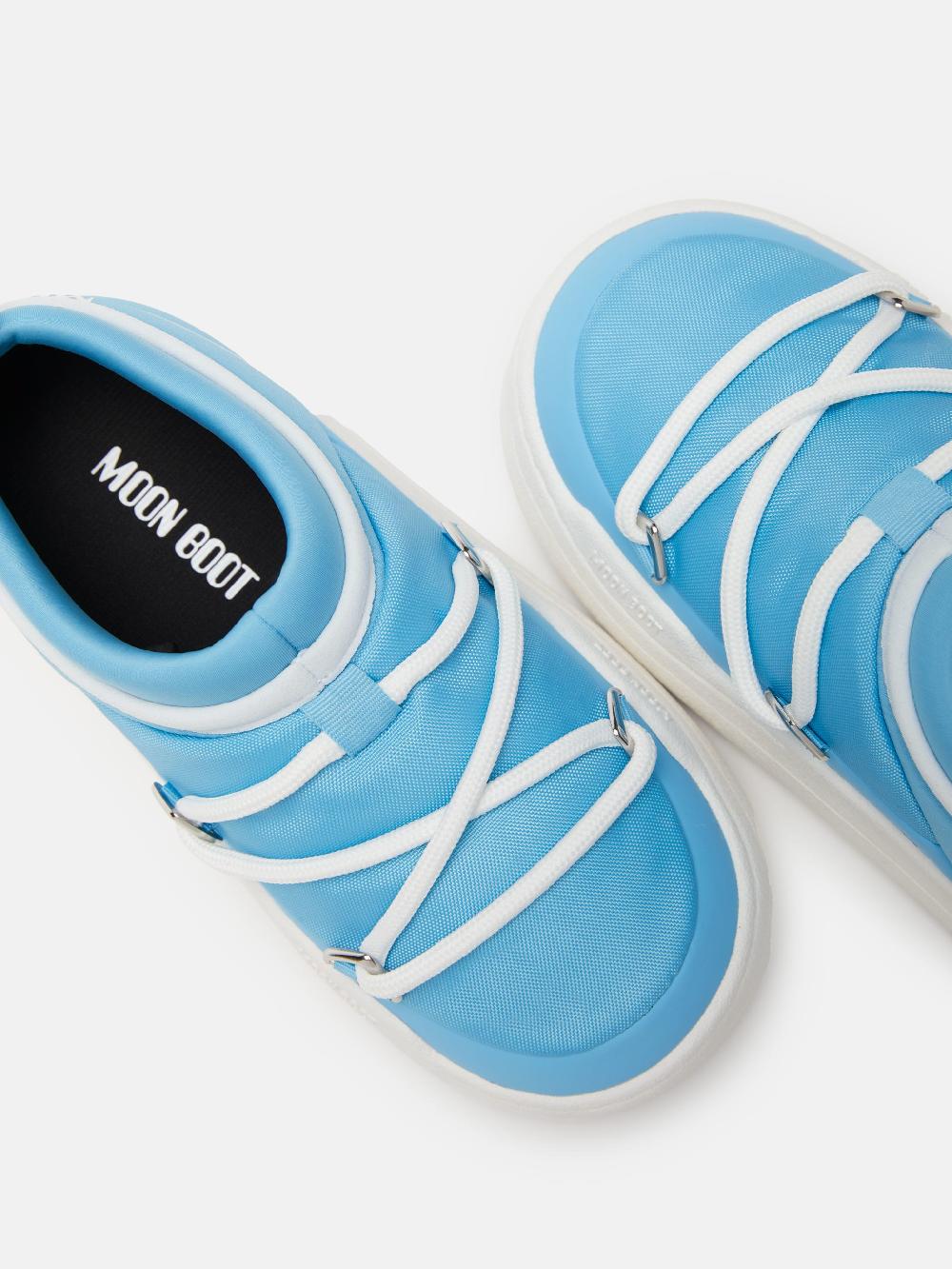 Moon Boot JUNIOR PARK SNEAKER ICON BLU Ritorno libero