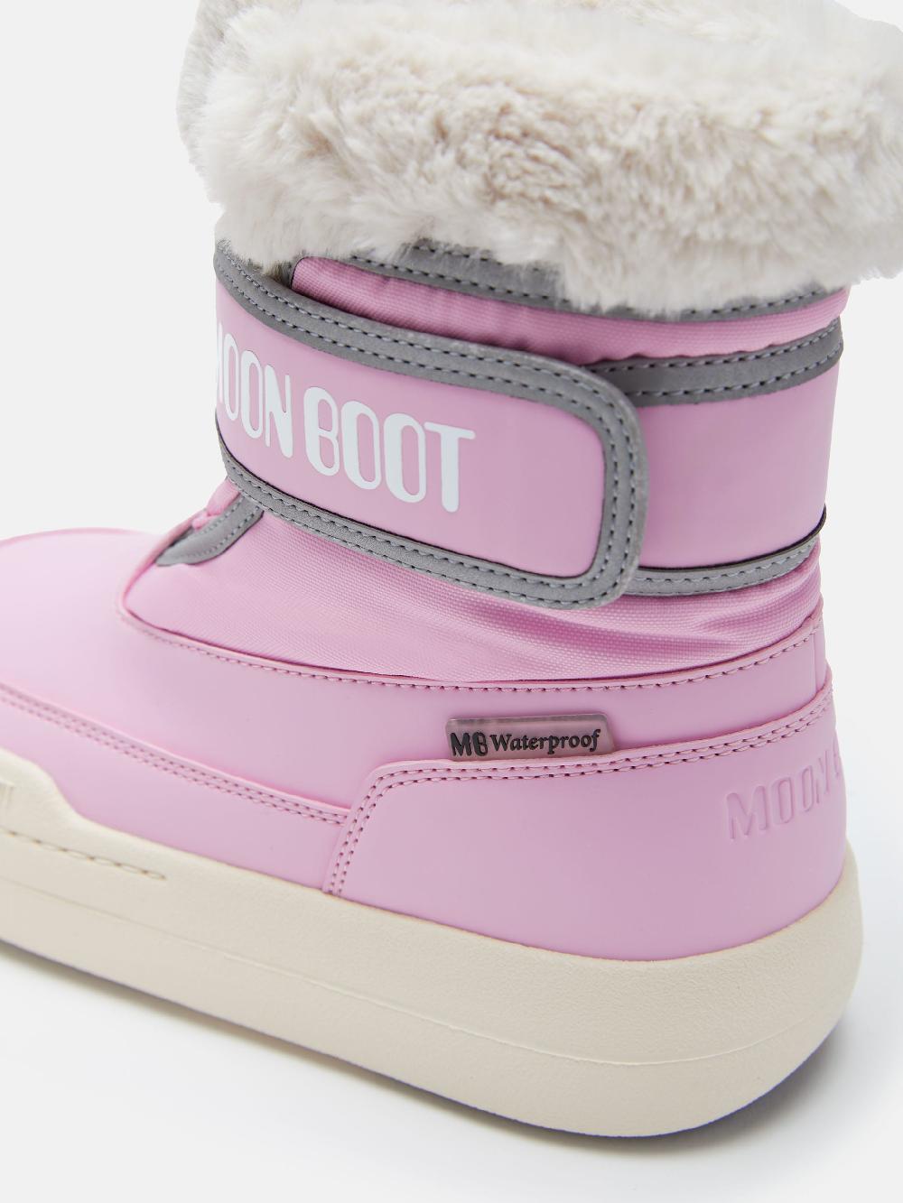 Moon Boot JUNIOR PARK ROSA CON CHIUSURA A STRAPPO Ultimo giorno