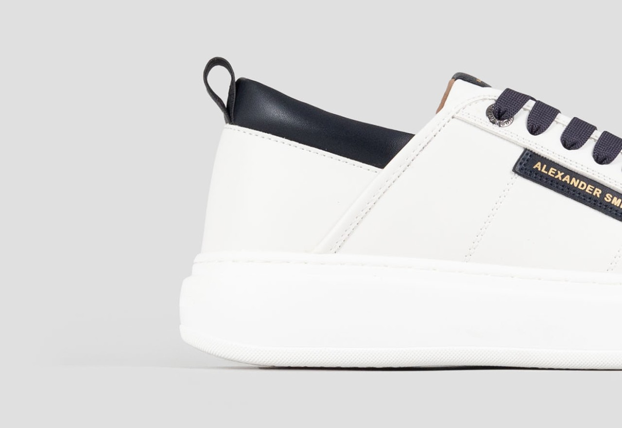 Alexander Smith ECO-WEMBLEY MAN WHITE BLUE Nuova
