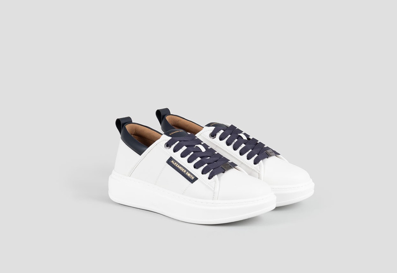 Alexander Smith ECO-WEMBLEY MAN WHITE BLUE Nuova