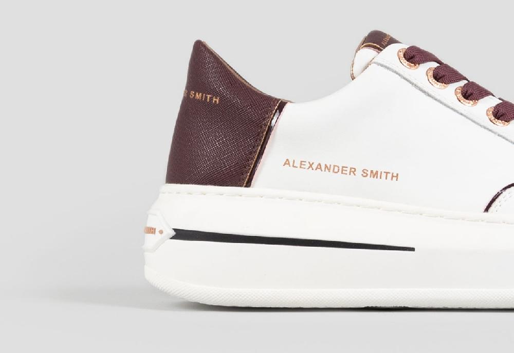 Alexander Smith LANCASTER WOMAN WHITE BORDEAUX Offerte esclusive