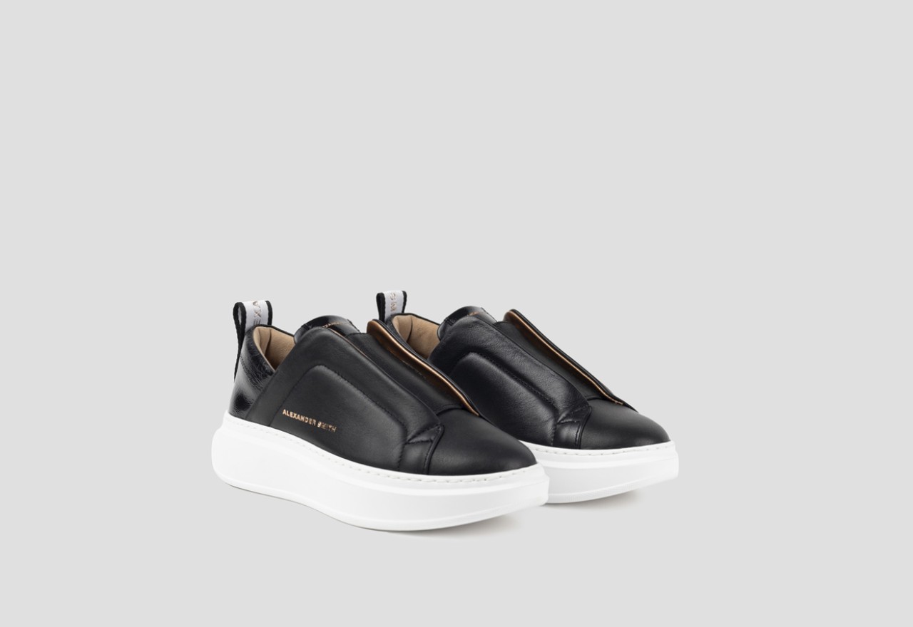 Alexander Smith WEMBLEY SLIP-ON WOMAN BLACK Prezzo Ridotto