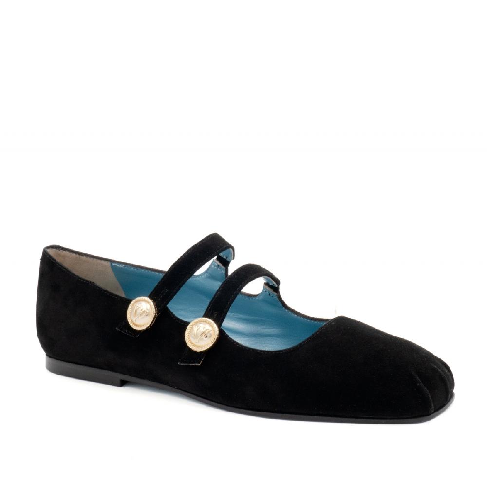 Amalfi by rangoni Ballerina Bambolina nera Sconto