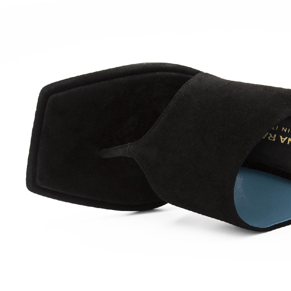 Amalfi by rangoni Mule infradito Desiderio nero Vendita