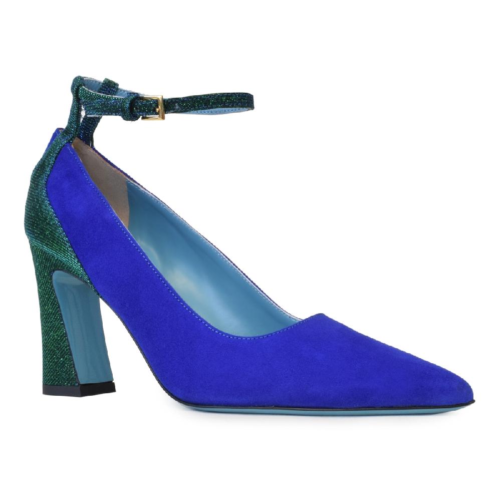 Amalfi by rangoni Décolleté Fosca blu elettrico Rilascio limitato