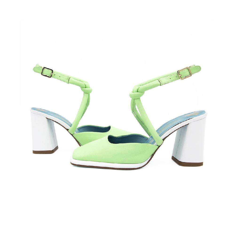 Amalfi by rangoni Décolleté slingback Elba verde Sconti questo mese