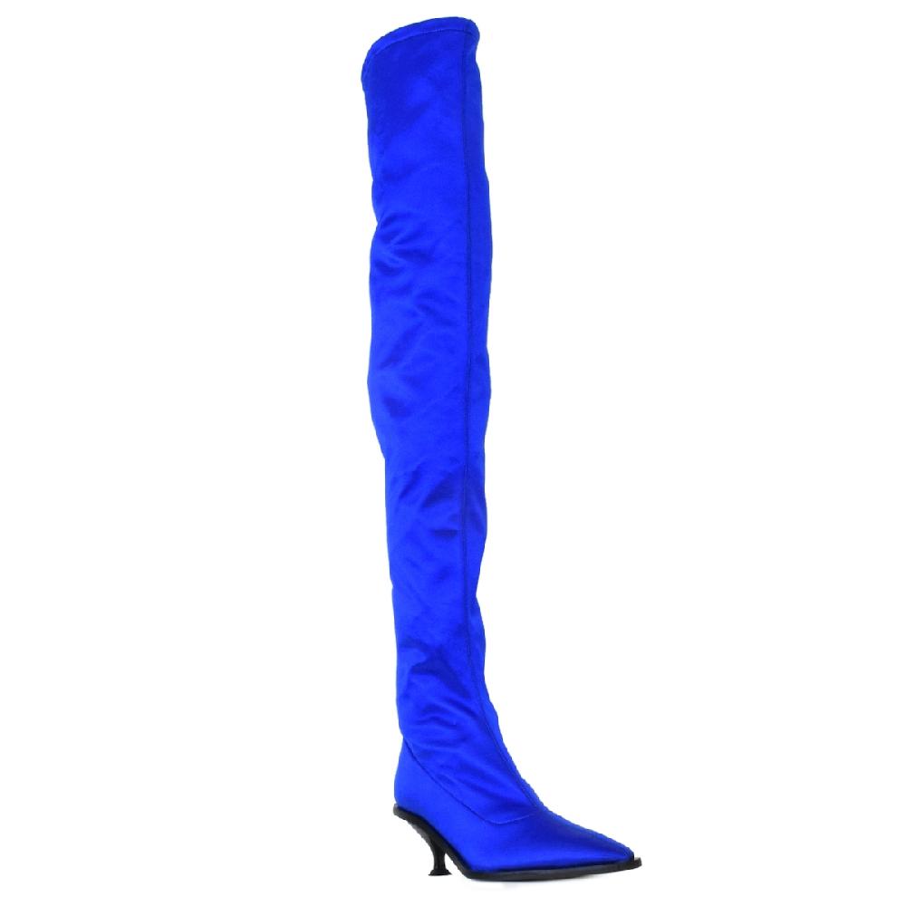 Amalfi by rangoni Stivale cuissard Dolores blu Shopping Online